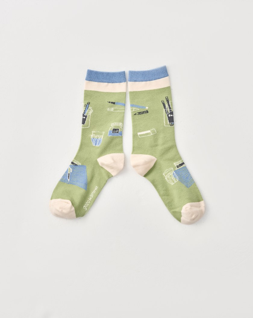 讀書計畫繽紛長襪(兩色)