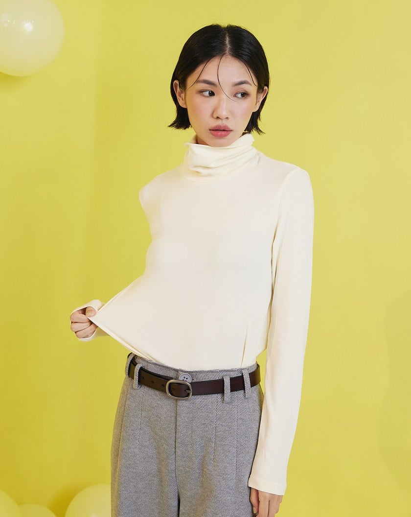 HOT發熱高領長袖上衣(五色)