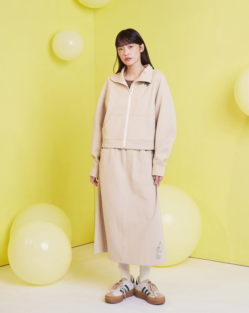 太空人別針太空棉立領外套(兩色)