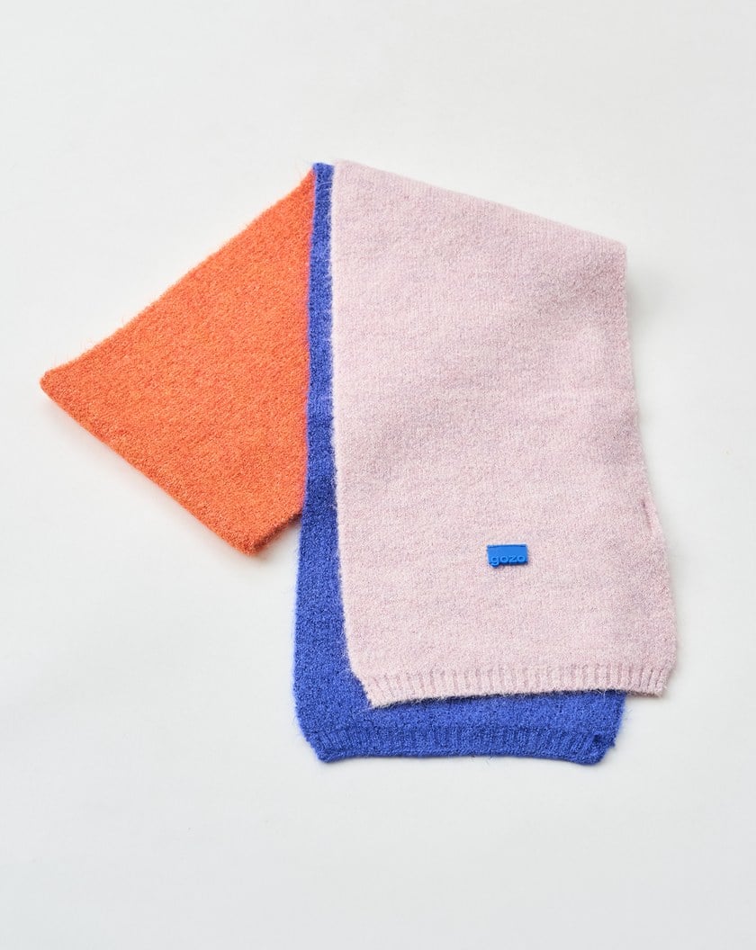 彩虹三色柔軟圍巾(三色)