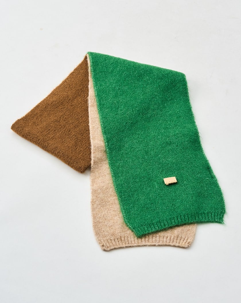 彩虹三色柔軟圍巾(三色)