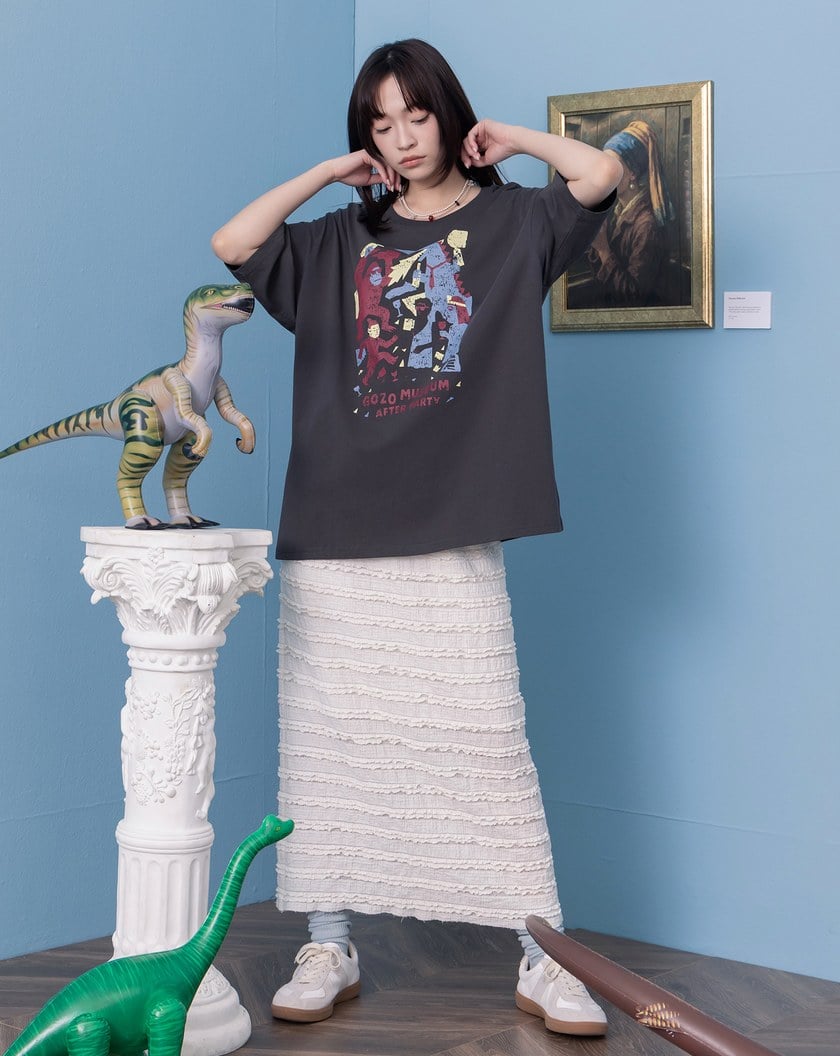 ➤博物館after party寬鬆涼感T恤(兩色)