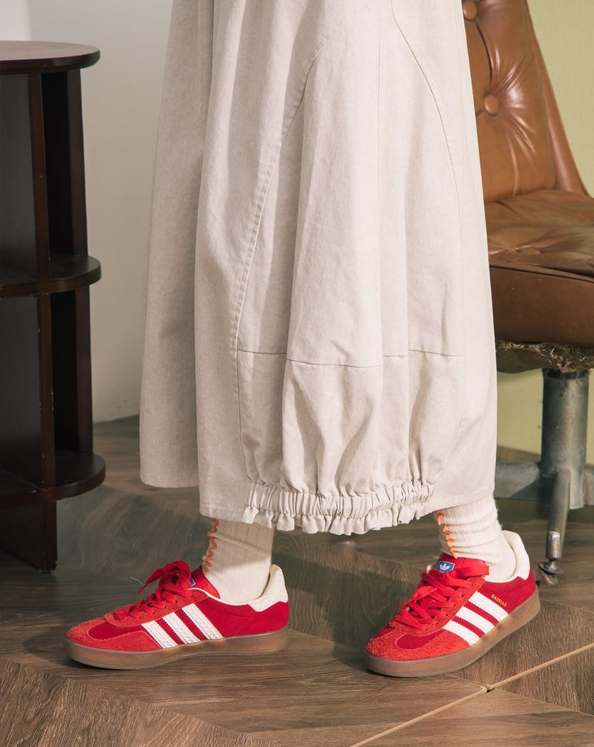 水洗鬆緊下擺氣球裙(兩色)