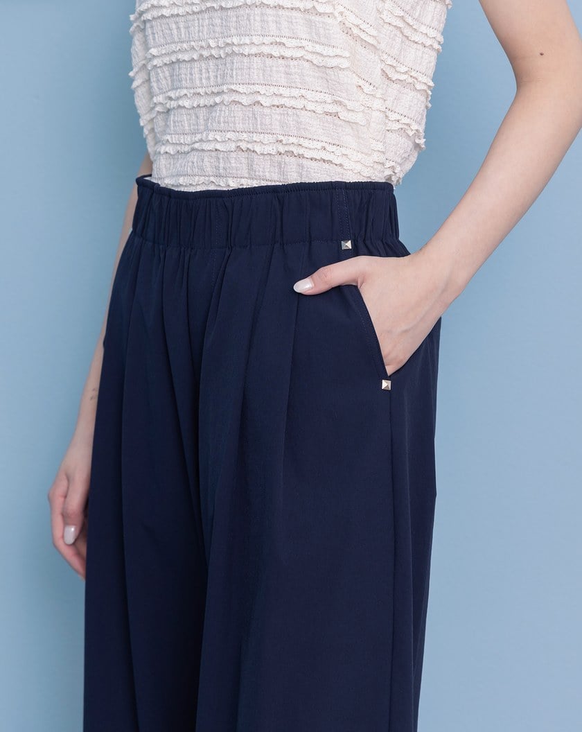 抗UV抗皺鬆緊涼感西裝褲(兩色)