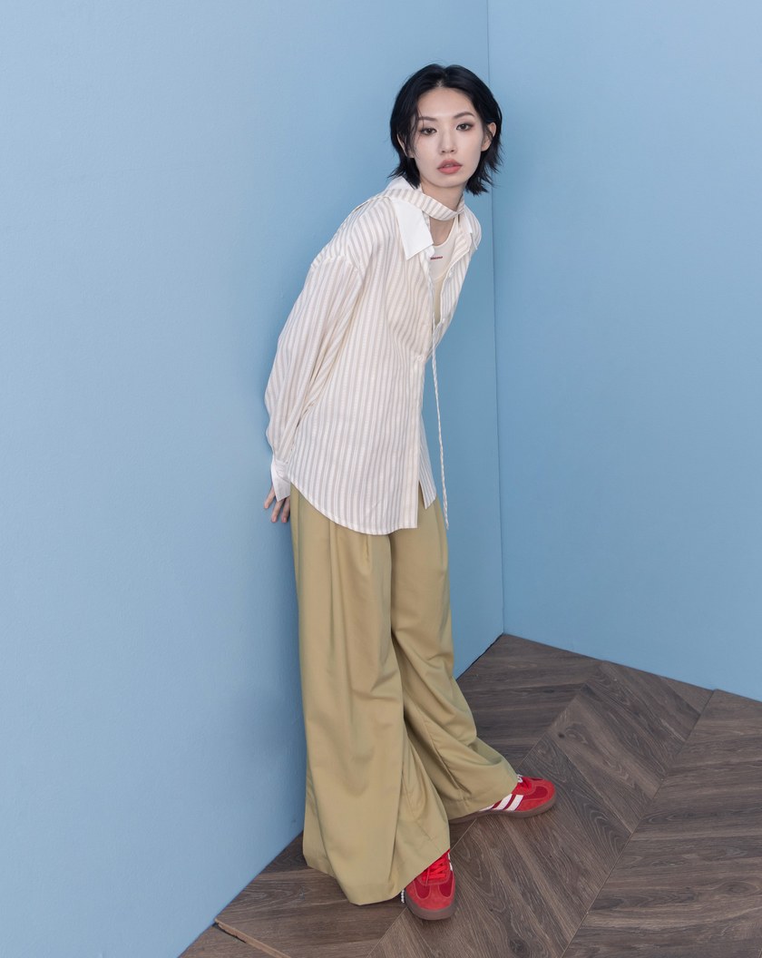 A｜冰感抗皺開衩大寬褲(兩色)