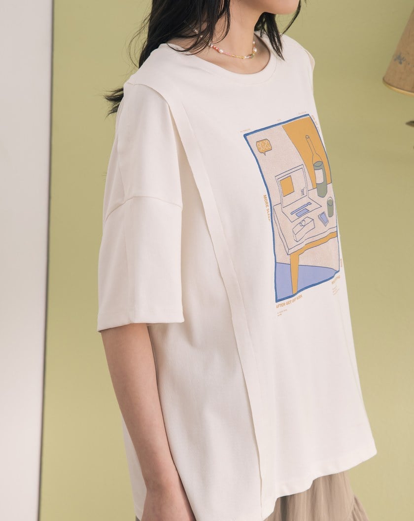 ➤療癒下班日常涼感T恤(兩色)