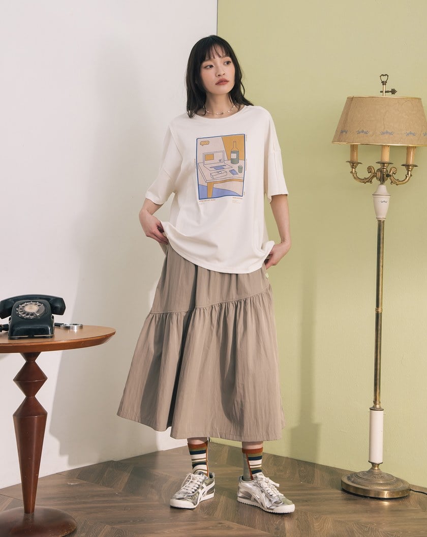 ➤療癒下班日常涼感T恤(兩色)