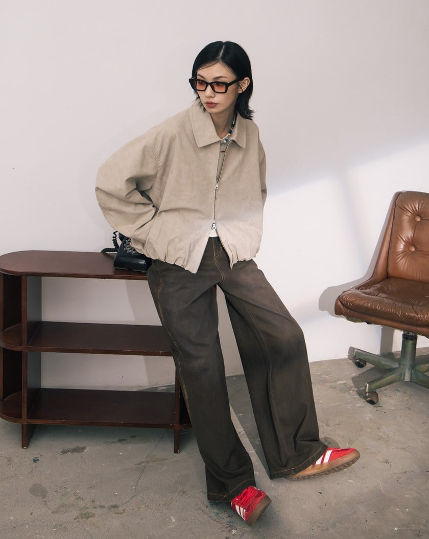 A｜水洗立體造型涼感外套(兩色)