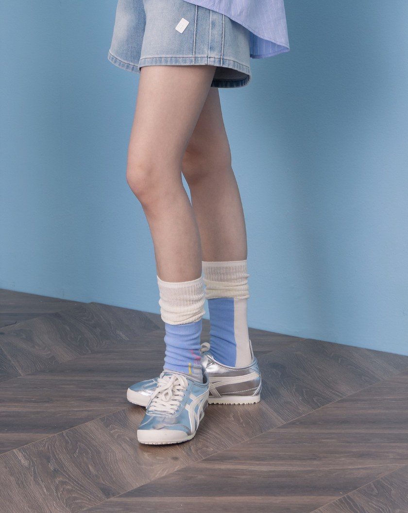 博物館的驚魂夜撞色長襪(兩色)