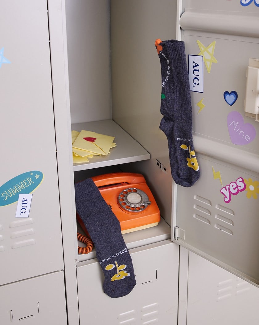 送妳一朵花戀語長襪(兩色)