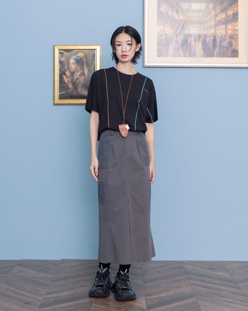 牛皮磁扣掛繩眼鏡包(兩色)