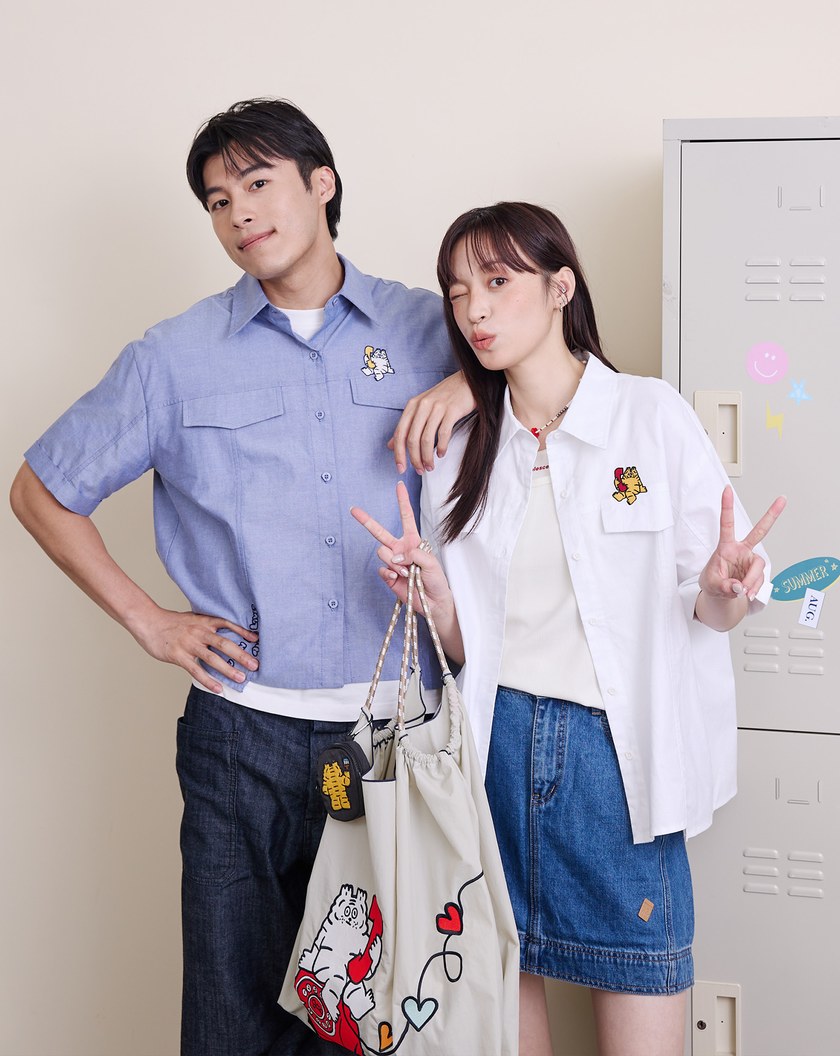 gozox小虎❤️call me tonight戀語刺繡手提袋(兩色)