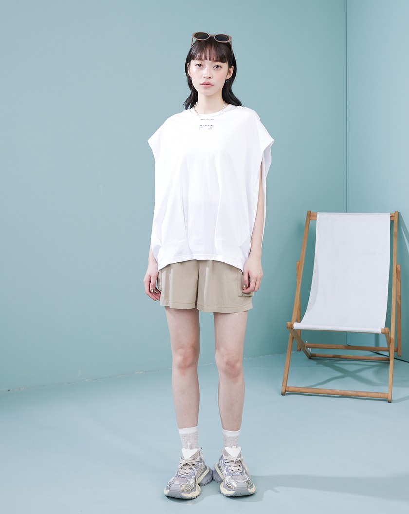 ➤音樂撥放器水洗涼感工裝短褲(兩色)