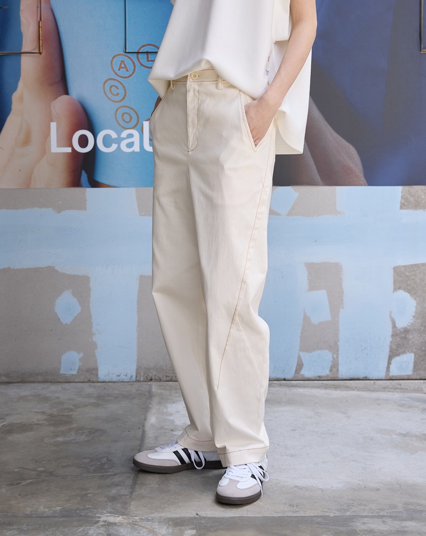 ➤造型剪接修身男友褲(兩色)