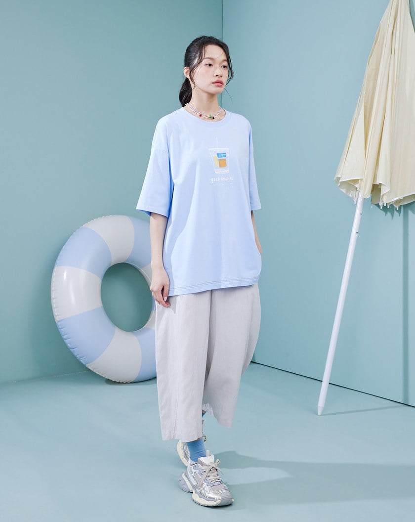 ➤涼感天絲寬版氣球褲(兩色)