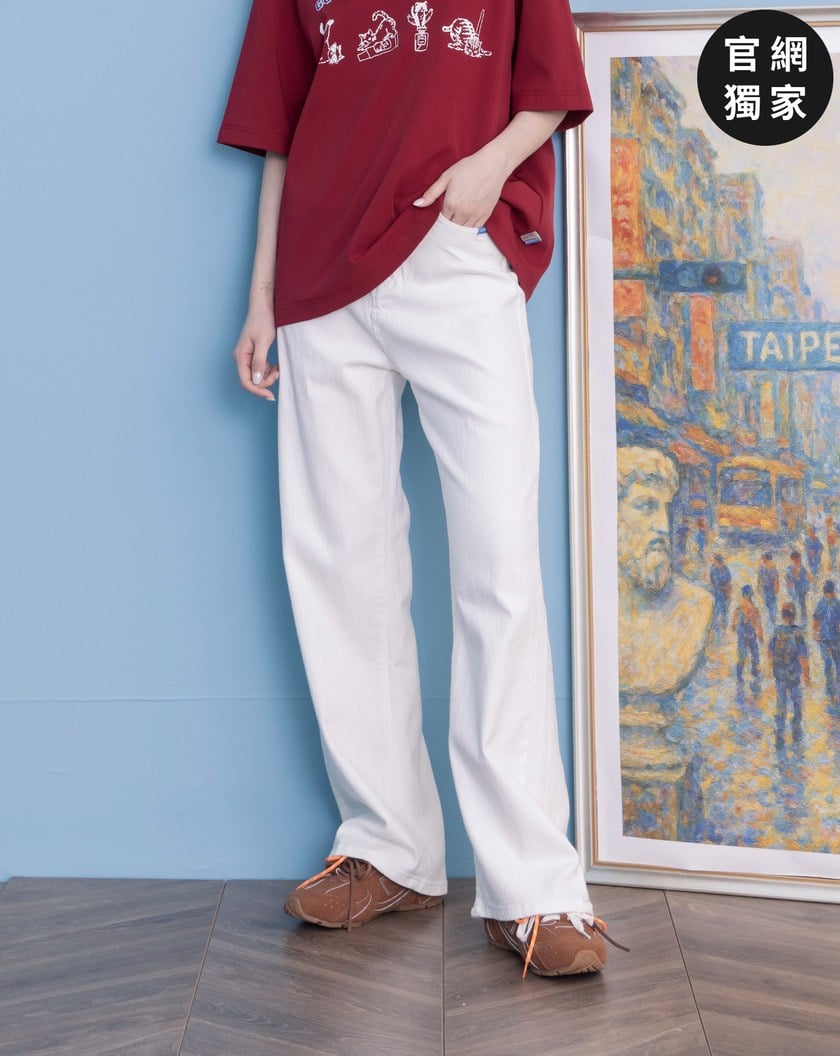 ➤好比例直腿彈性牛仔褲(兩色)