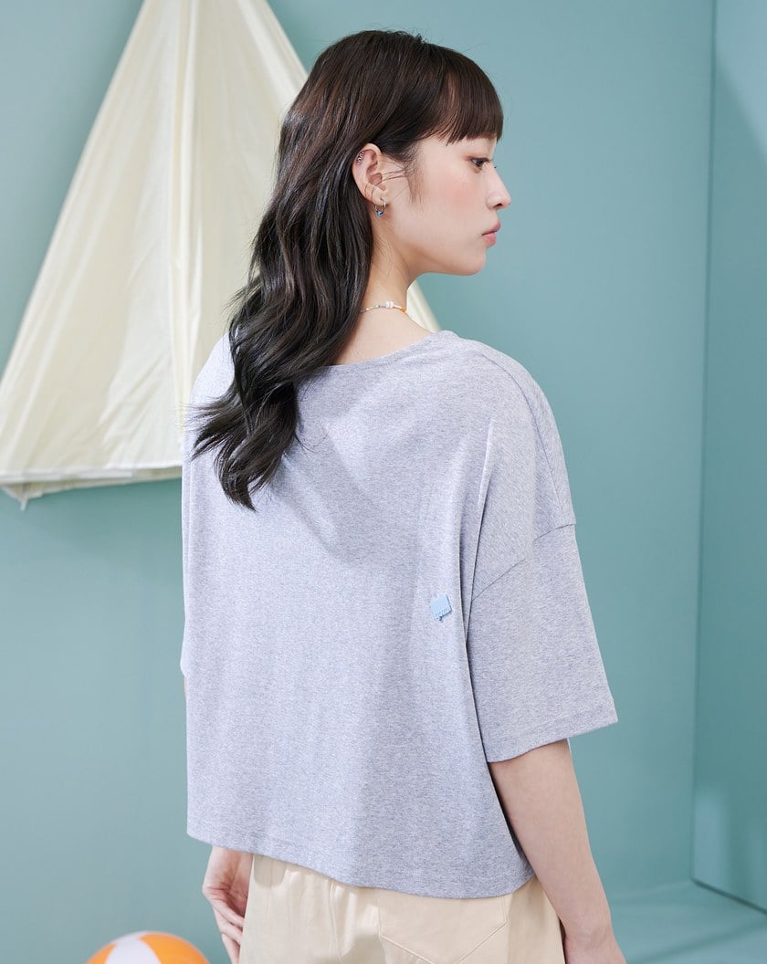 Beach Club椰子樹繡花T恤(兩色)