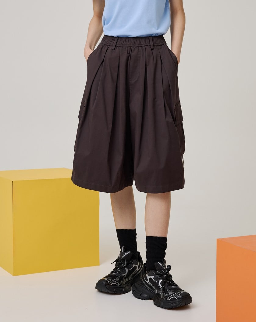 GOZO LEVEL UP寬鬆五分工裝短褲(兩色)