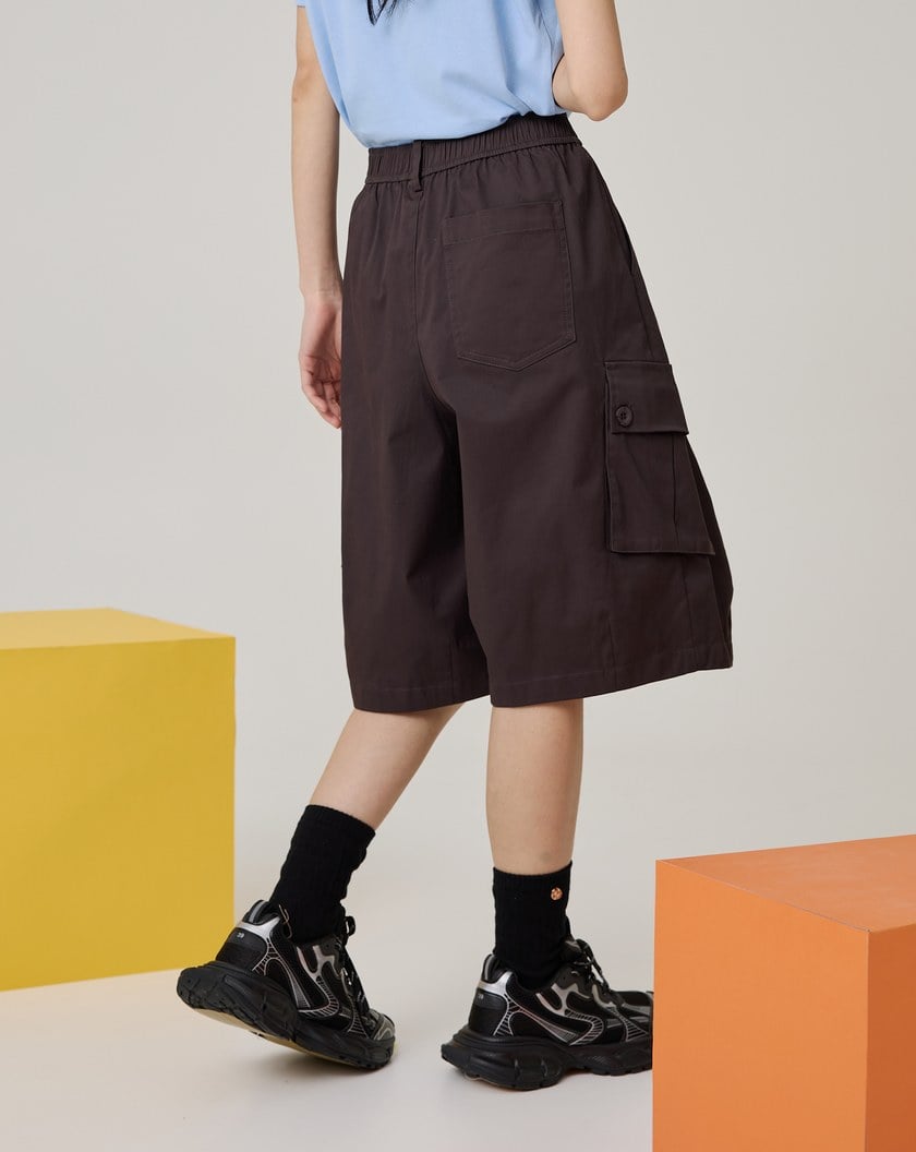 GOZO LEVEL UP寬鬆五分工裝短褲(兩色)