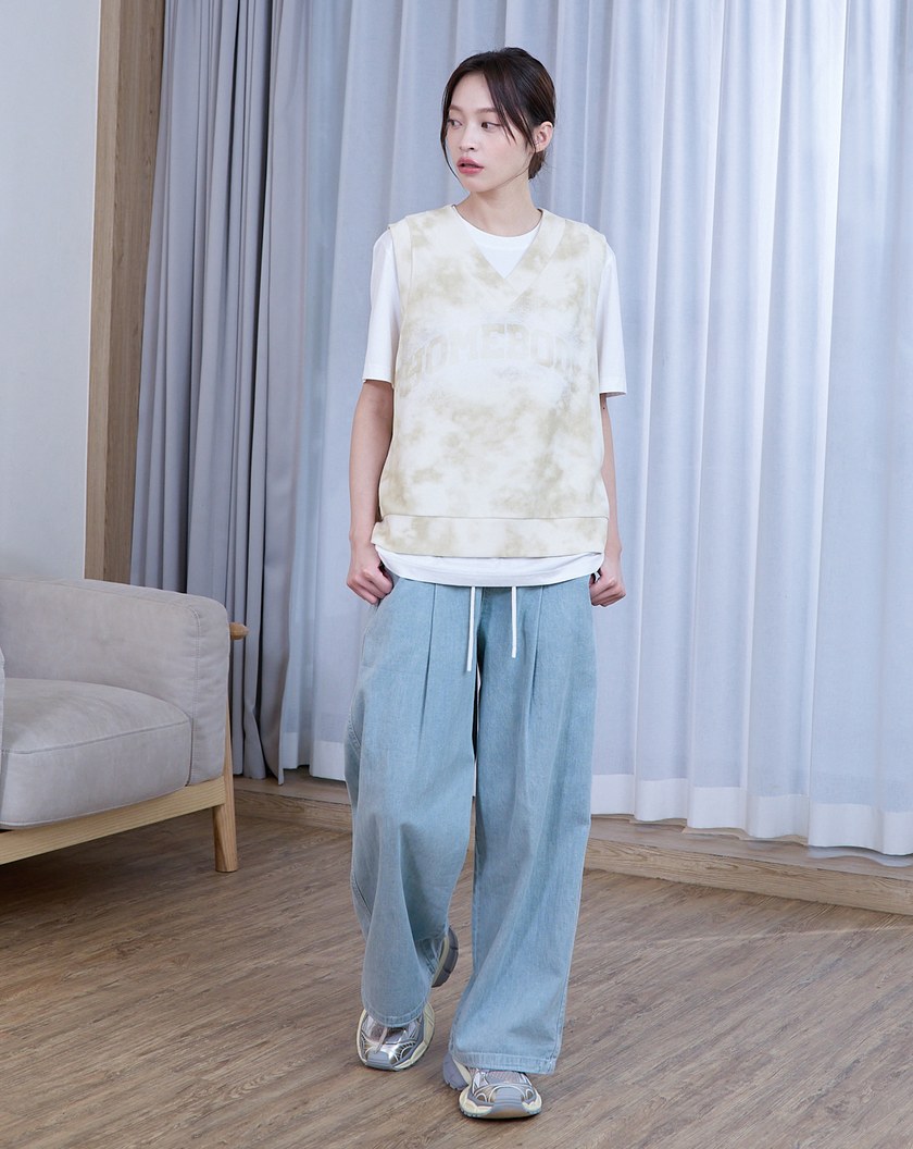 HOMEBODY暈染外搭V領背心(兩色)