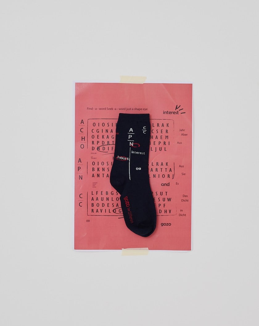 FUN遊戲世界緹花長襪(兩色)