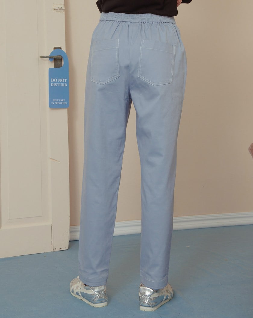 顯瘦配色壓線剪接男友褲(兩色)