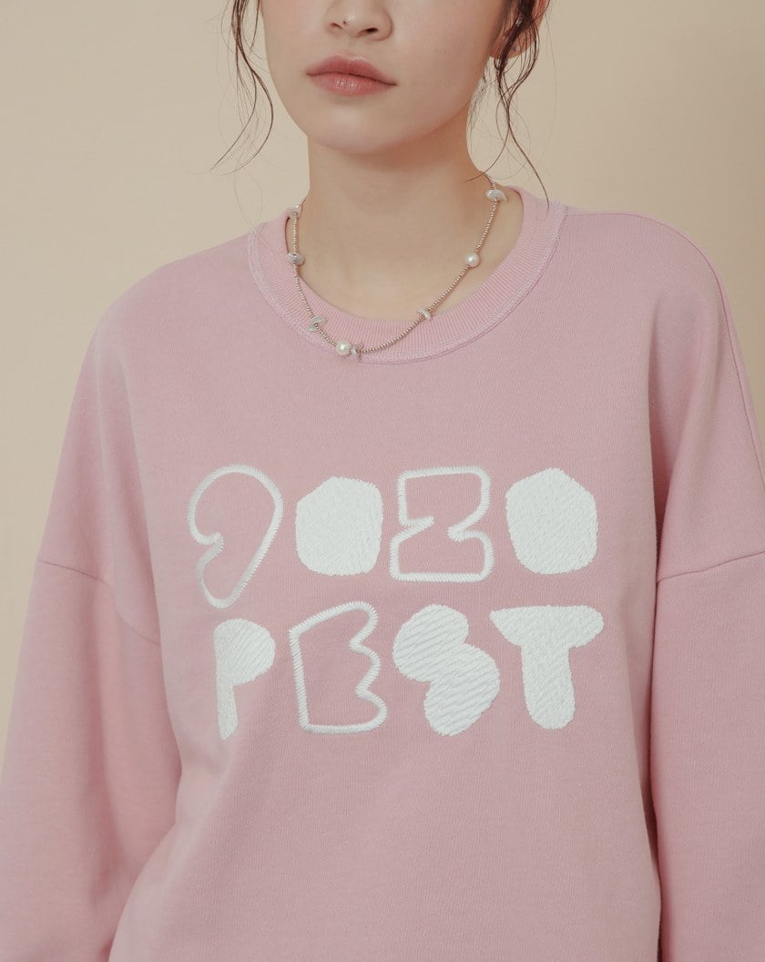 gozopest純棉落肩大學T(兩色)