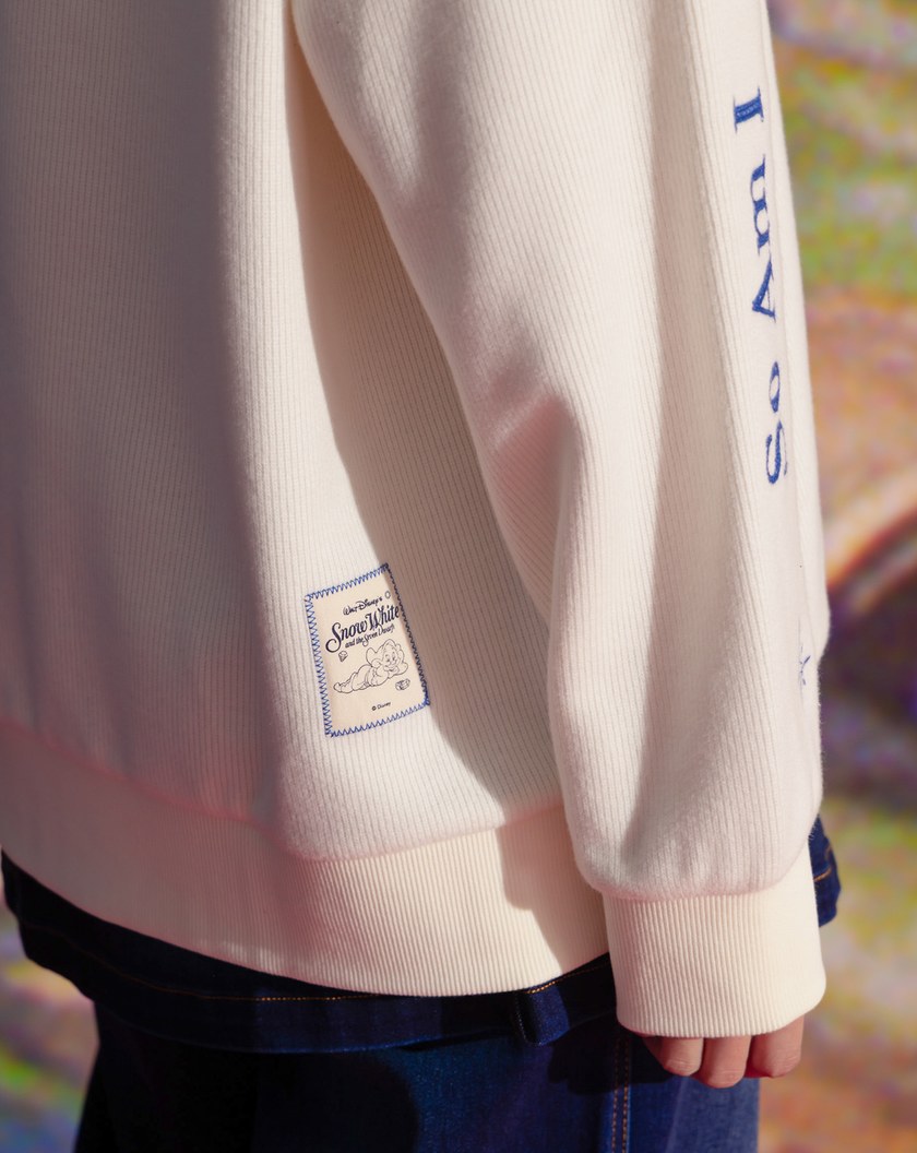 迪士尼系列 糊塗蛋發呆磨毛寬鬆大學T(兩色)