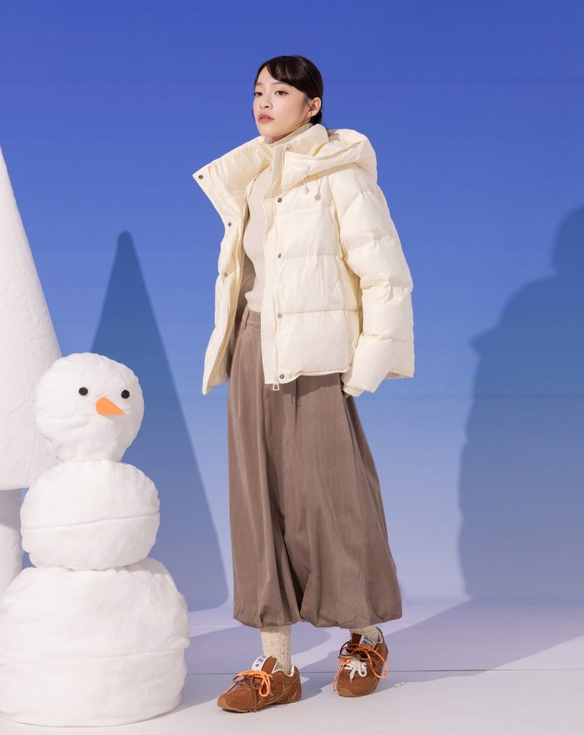 彩色粗針織長襪