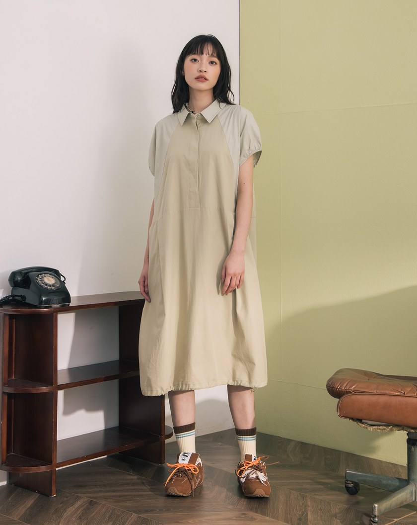 運動風撞色坑條長襪(三色)