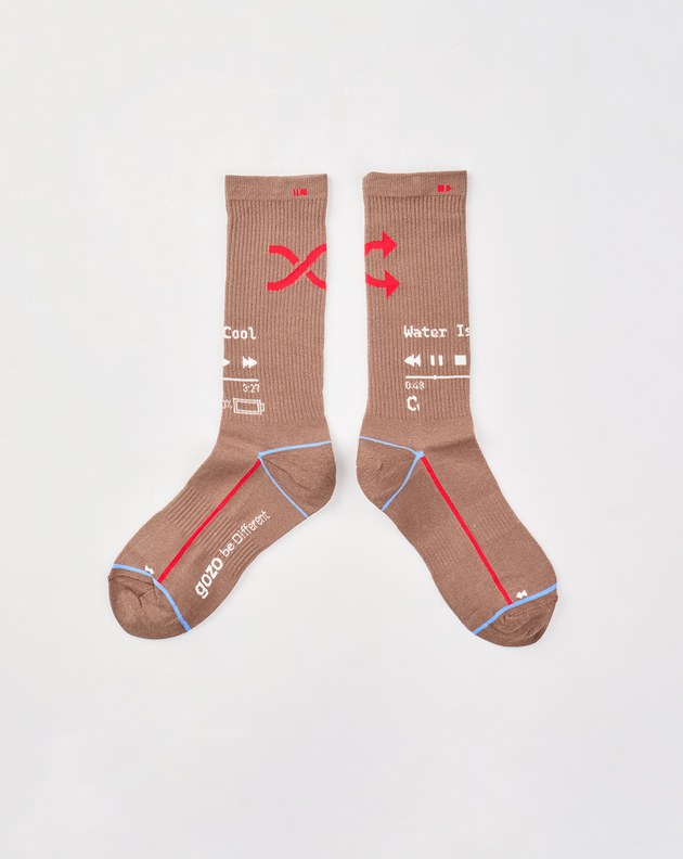 音樂撥放器REPLAY運動長襪(兩色)