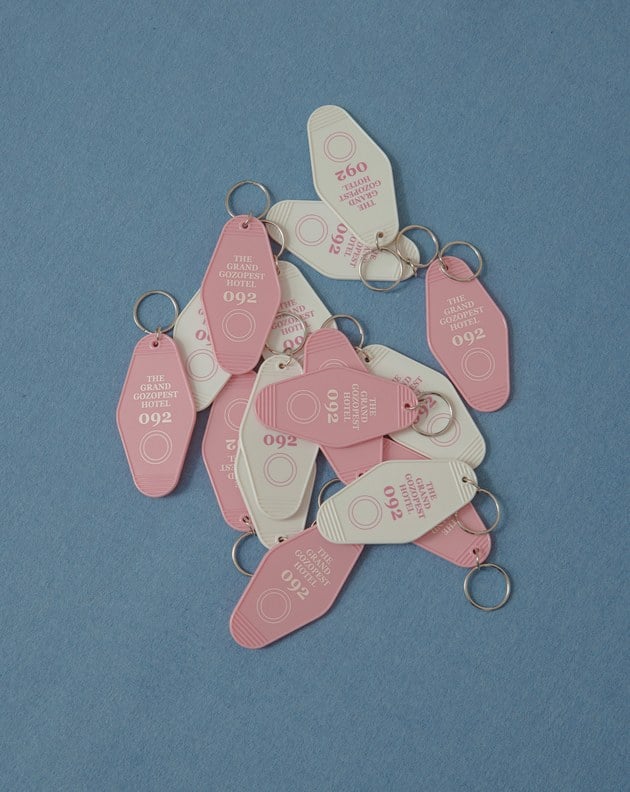 Gozopest Hotel 造型鑰匙圈(兩色)