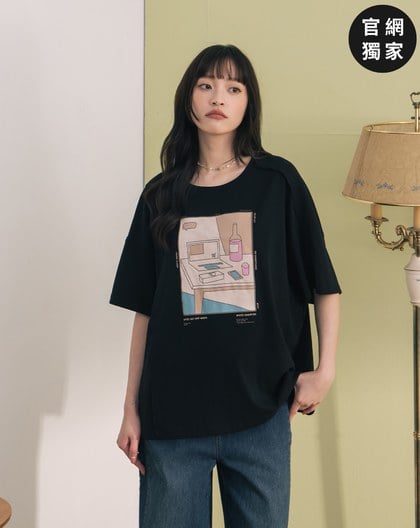 ➤療癒下班日常涼感T恤(兩色)
