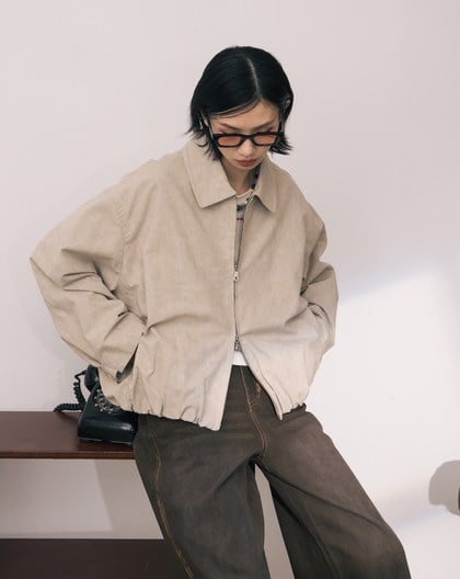 A｜水洗立體造型涼感外套(兩色)