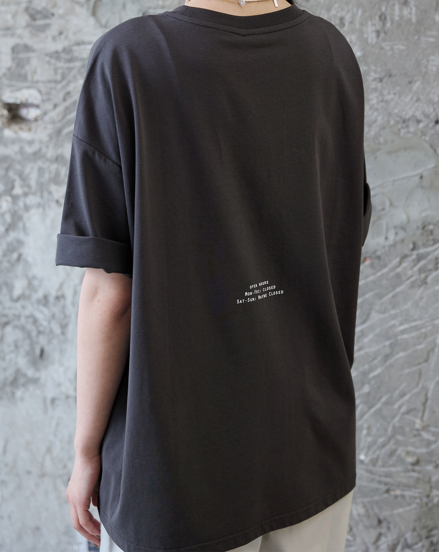 chill的咖啡廳oversize涼感T恤(兩色)