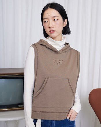 9020配色爬線連帽背心(兩色)