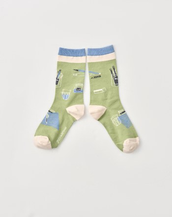 讀書計畫繽紛長襪(兩色)