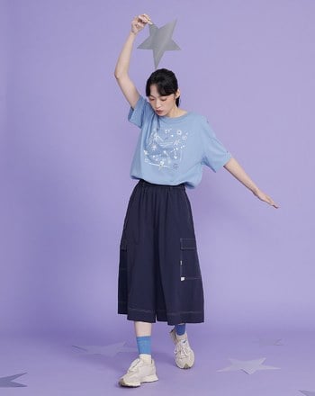 夏日多色運動長襪(三色)