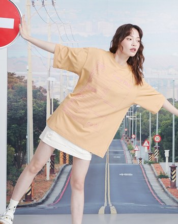 行前計畫印花擴型T恤(兩色)