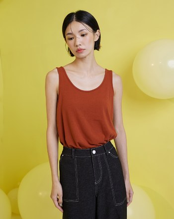 ◢HOT柔軟發熱內搭背心(兩色)