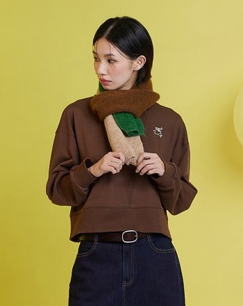 彩虹三色柔軟圍巾(三色)