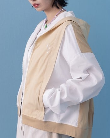 ➤gz拼接撞色運動連帽外套(兩色)