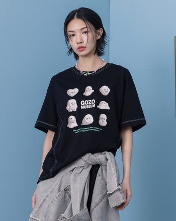 Ada石膏像竹節棉擴型T恤(三色)