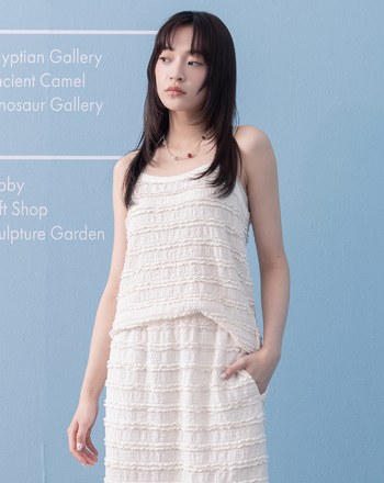 多層次蕾絲細肩帶背心(兩色)