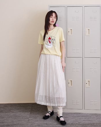 ➤雪人躲冰箱吹冷氣涼感T恤(三色)