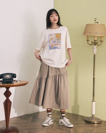 ➤療癒下班日常涼感T恤(兩色)