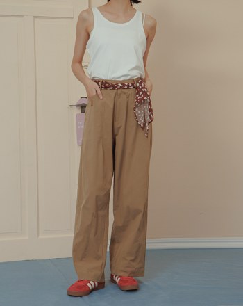 ➤涼感天絲彩色織標無袖背心(兩色)