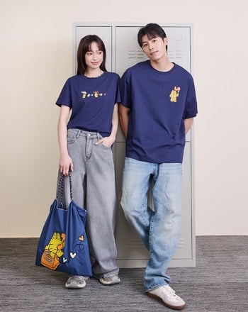 gozox小虎❤️call me tonight戀語刺繡手提袋(兩色)