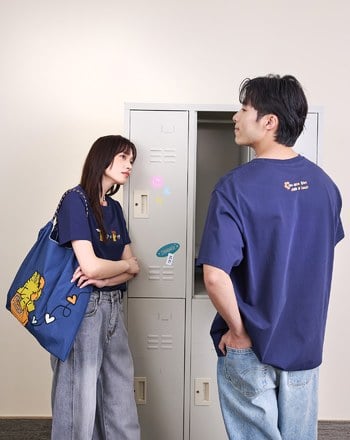 gozox小虎❤️call me tonight戀語刺繡手提袋(兩色)