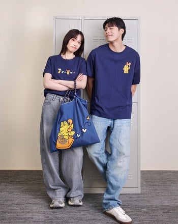 gozox小虎❤️call me tonight戀語刺繡手提袋(兩色)